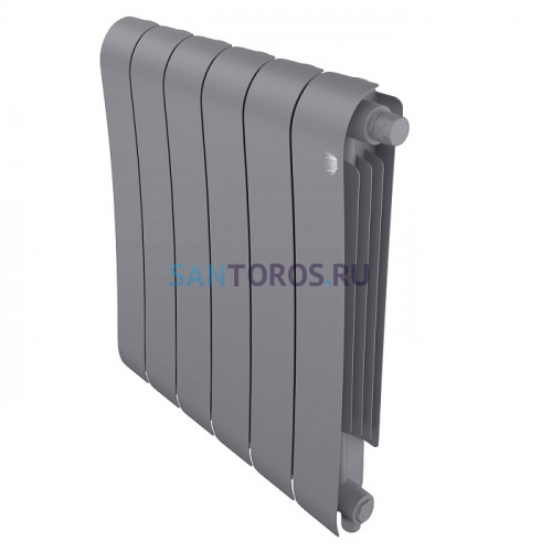 Радиатор биметаллический Royal Thermo Infinity 500 Silver Satin VR - 6 секционный (НС-1658388 РОЯЛ ТЕРМО)